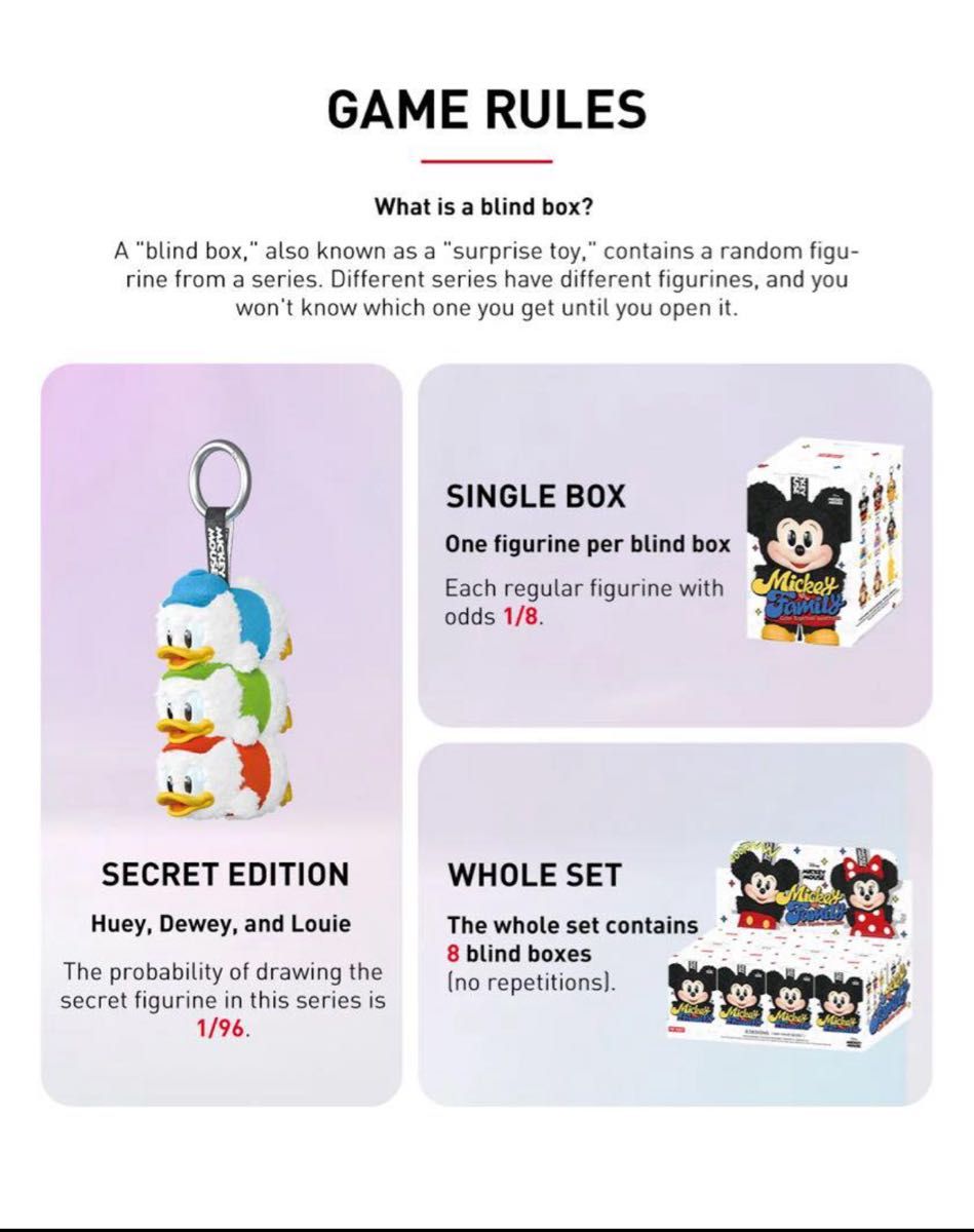 正規品 完全未開封 ポップマート ミッキーファミリー アソート POPMART