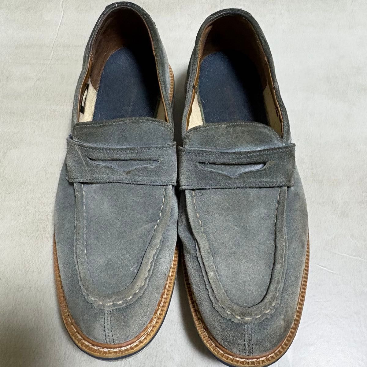 Timberland ティンバーランド スエード コインローファー US8W JP26 0