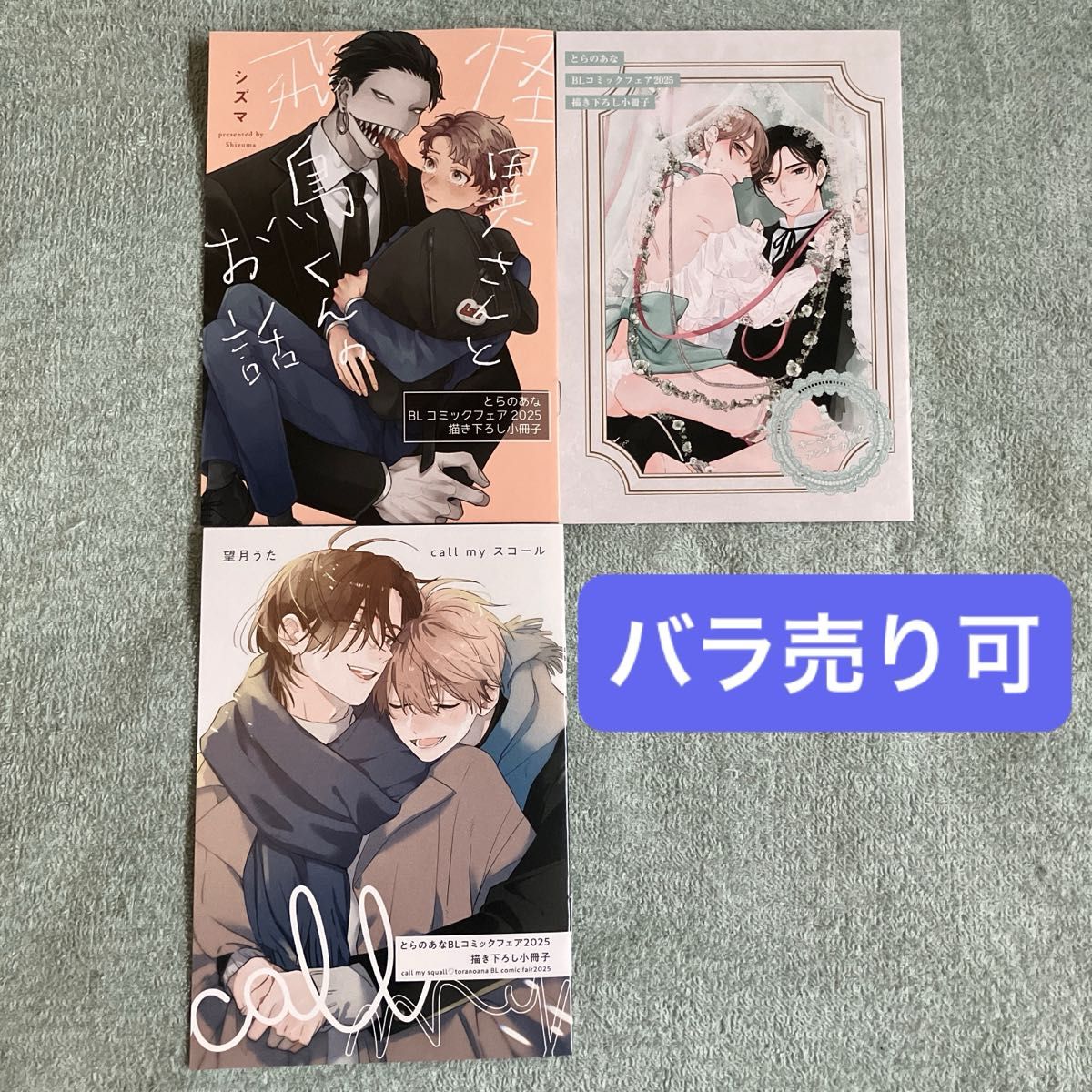 とらのあなBLコミックフェア2025 描き下ろし8P小冊子 バラ売り可能
