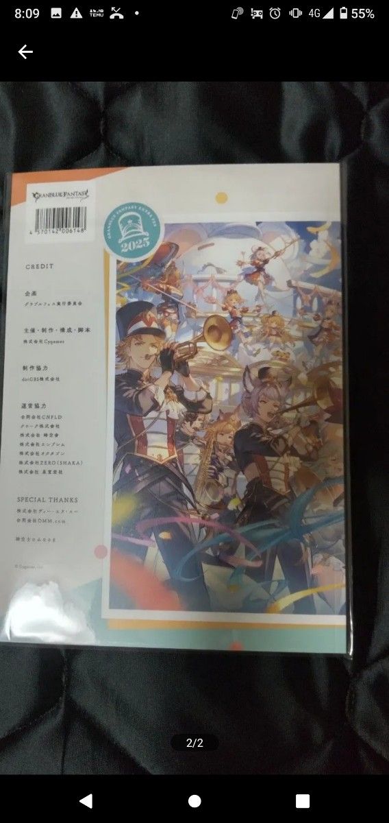 未開封グラブルフェス 2025 パンフレット グラブルフェス2025