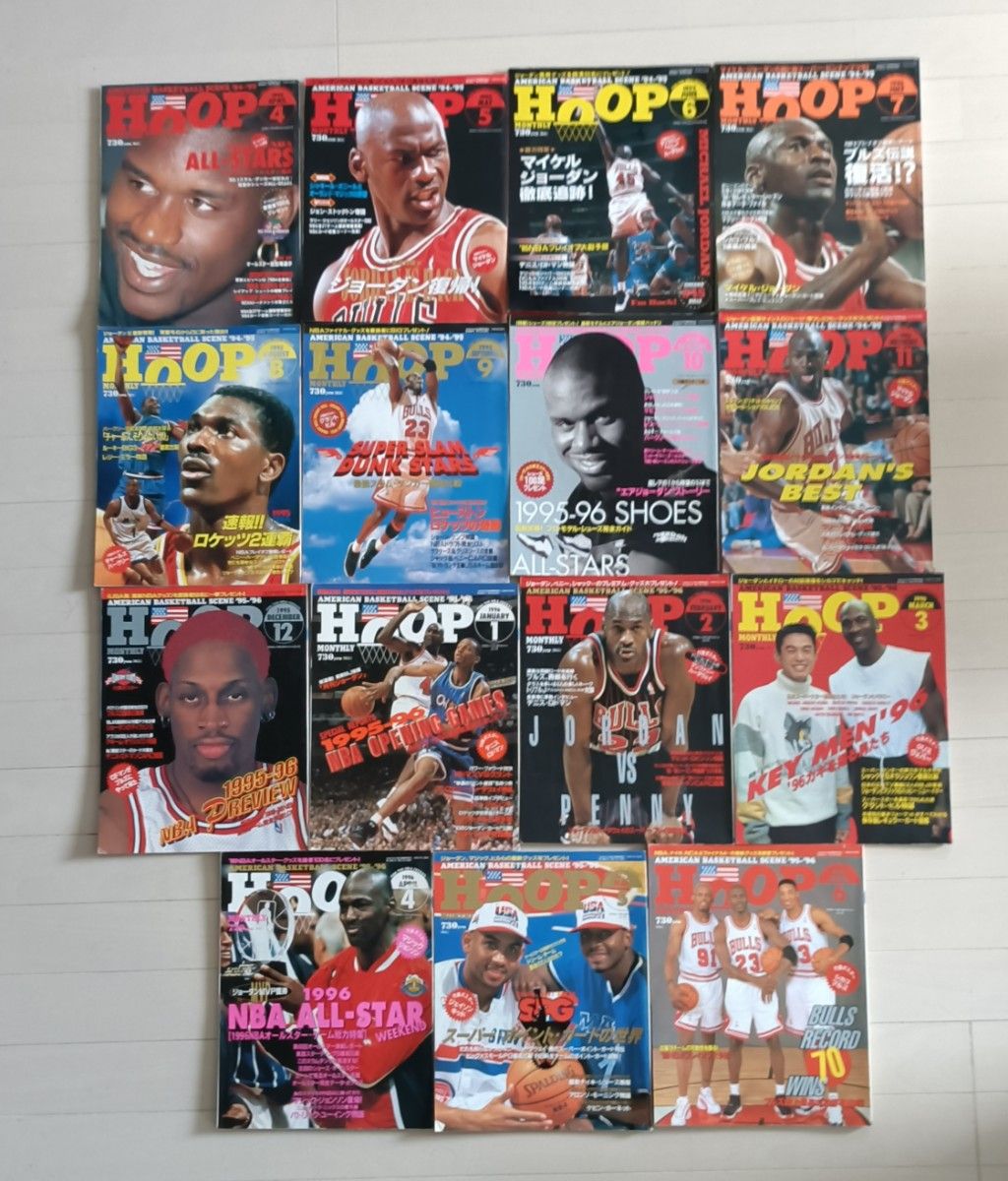 NBA雑誌 HOOP マガジン（1992〜1993年） 18冊セット｜Yahoo!フリマ（旧