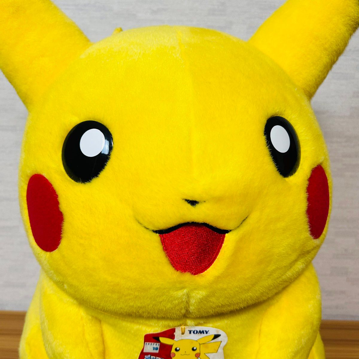 激レア】TOMY トミー AG 超特大ピカチュウ ぬいぐるみ タグ付 当時物