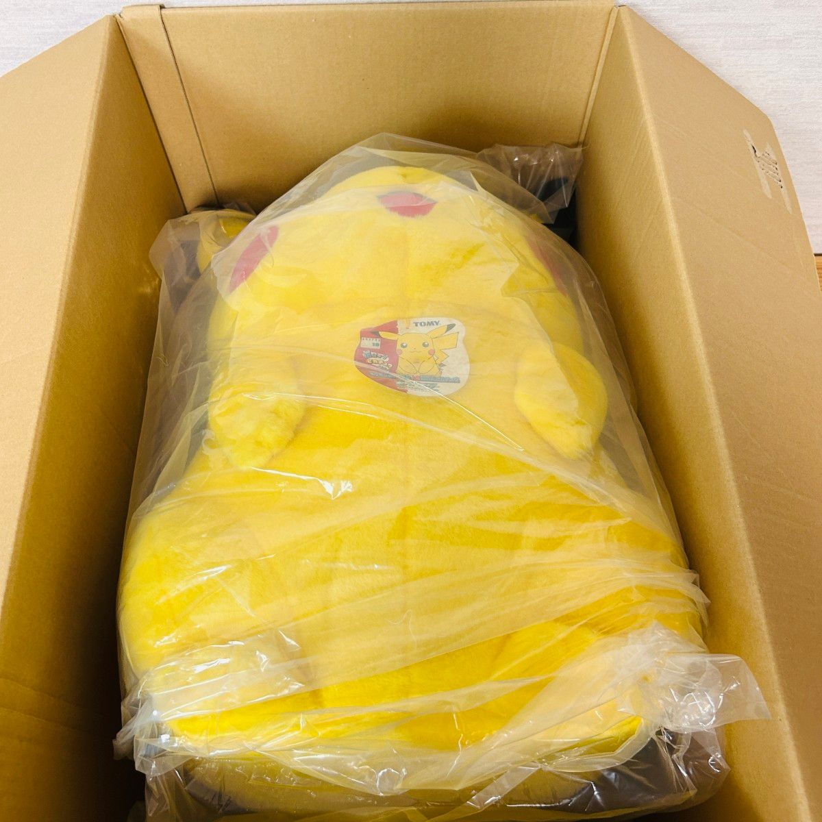 激レア】TOMY トミー AG 超特大ピカチュウ ぬいぐるみ タグ付 当時物