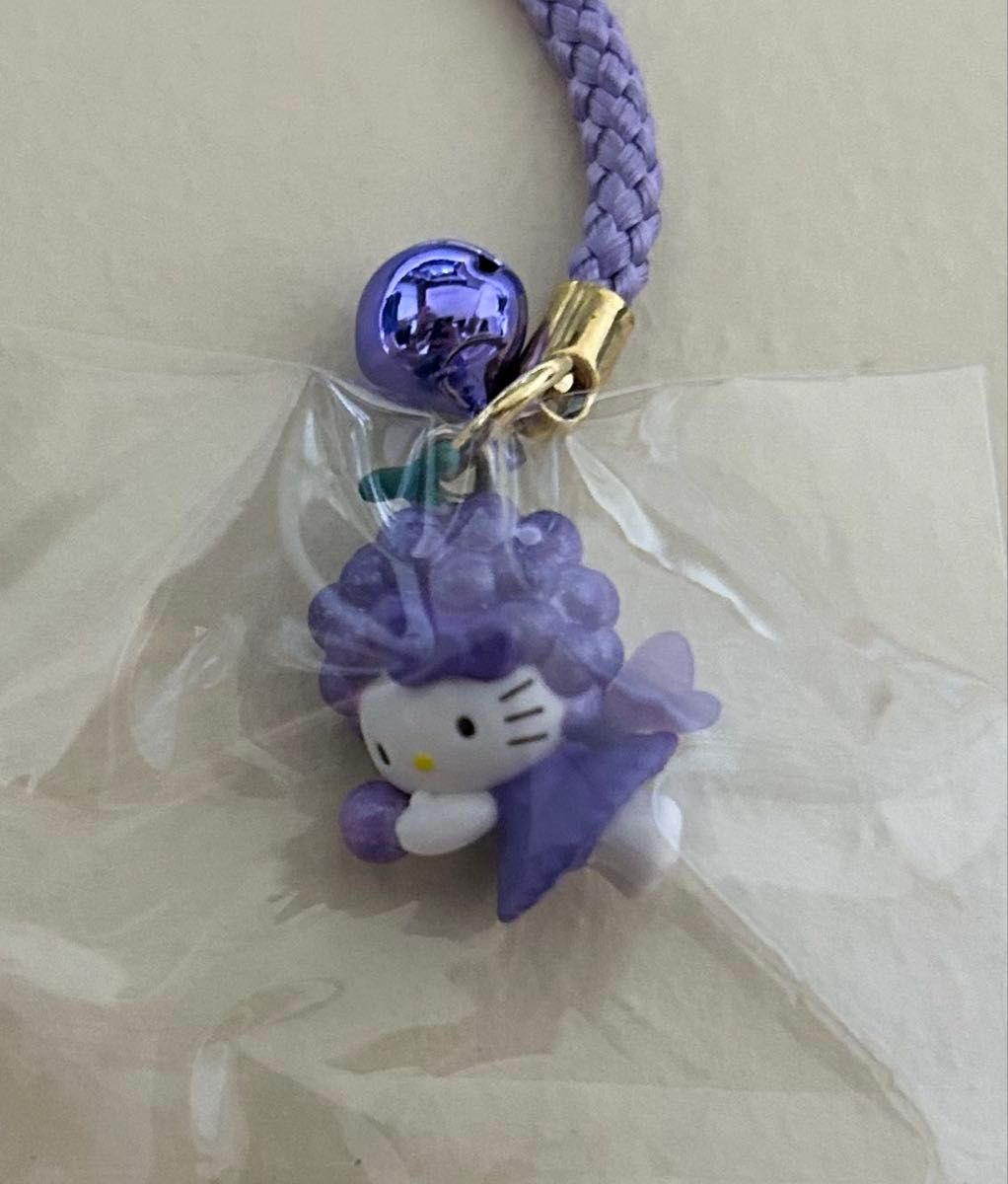 ご当地キティ ハローキティ ストラップ 山梨限定 巨峰 もも レア 三