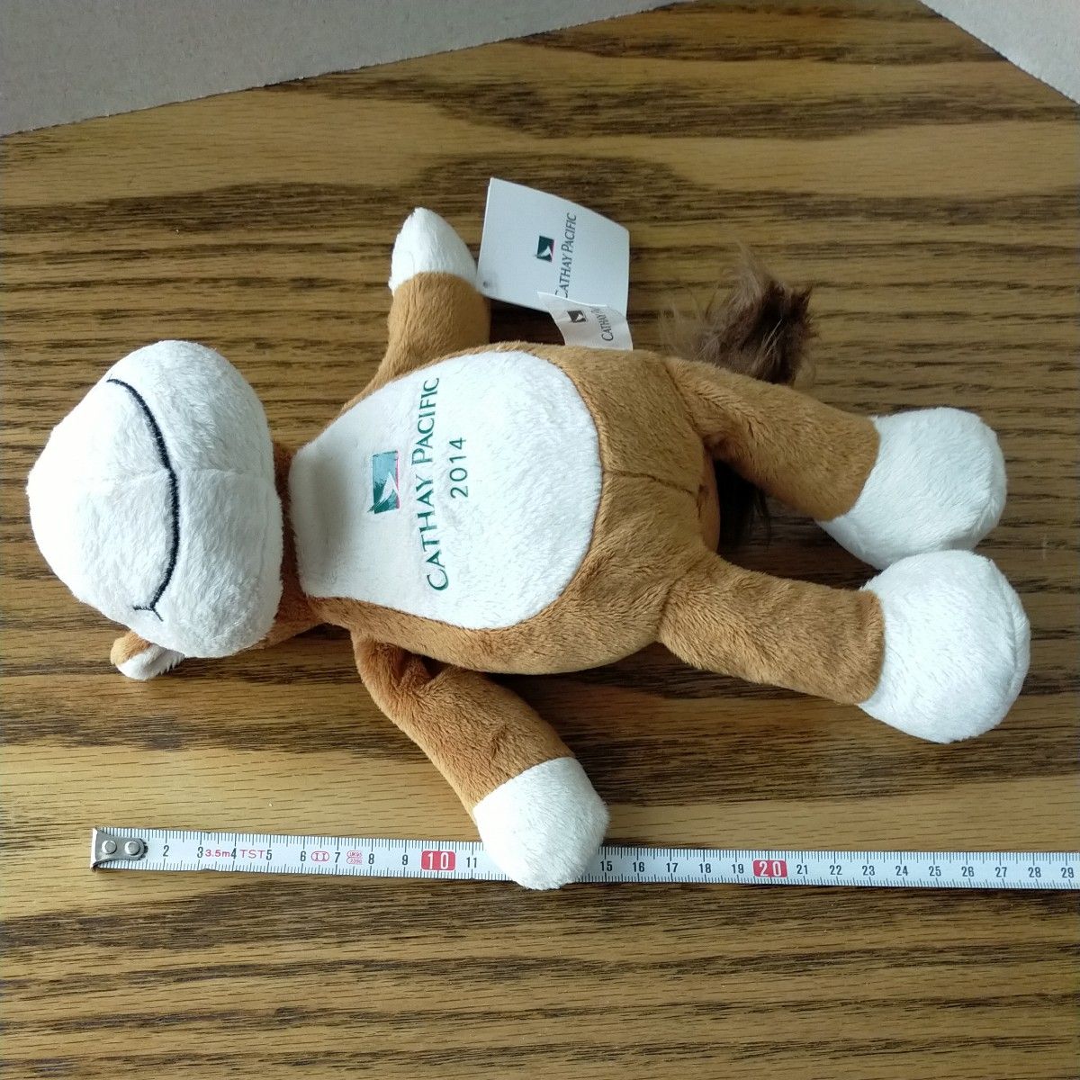 激レア タグ付き キャセイパシフィック航空 干支 ぬいぐるみ 馬 2014年