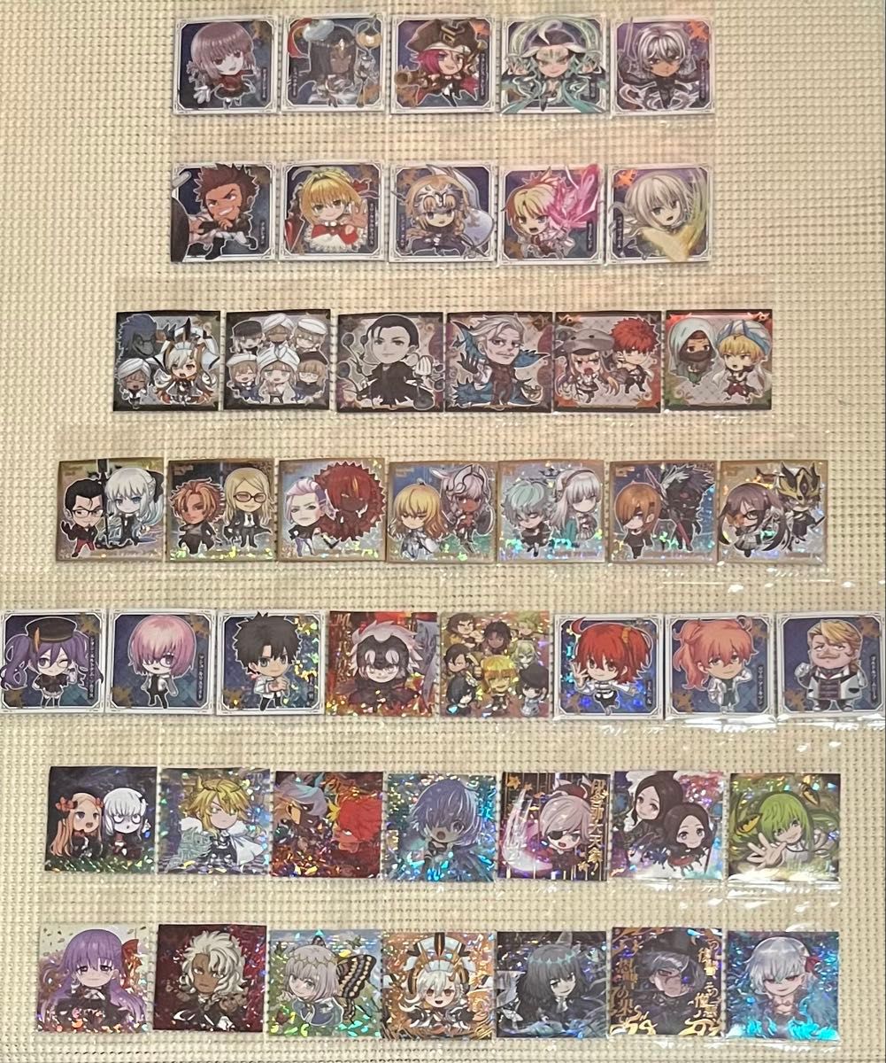 FGO Fate Grand Order シールウエハース 全45種類フルコンプセット