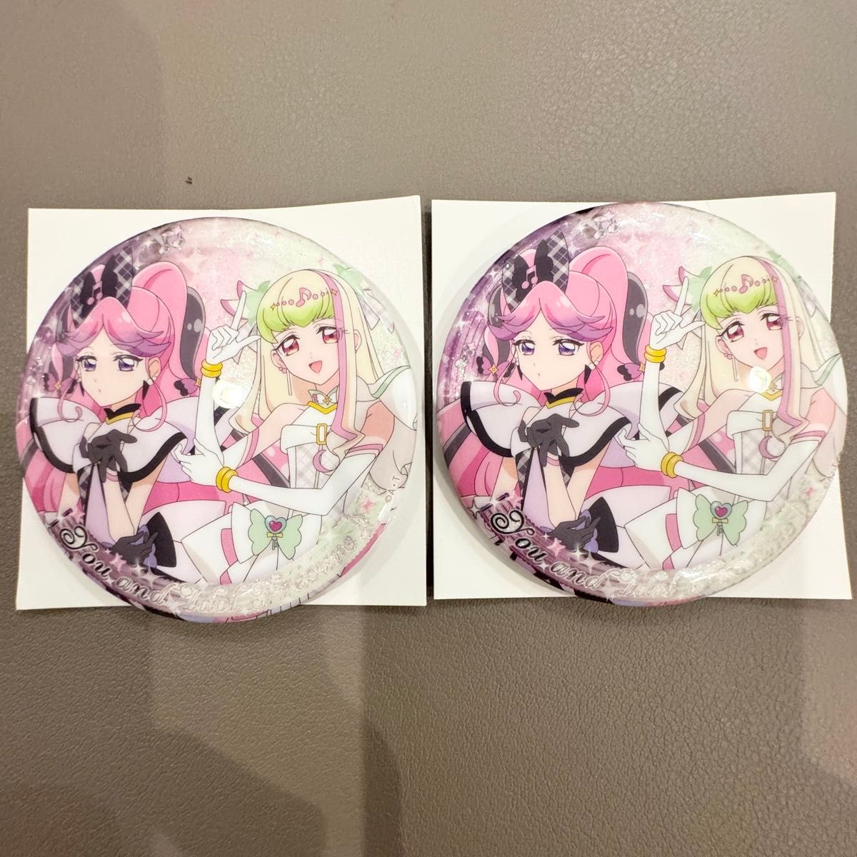 キミとアイドルプリキュア展 缶バッジ キュアズキューン キュアキッス