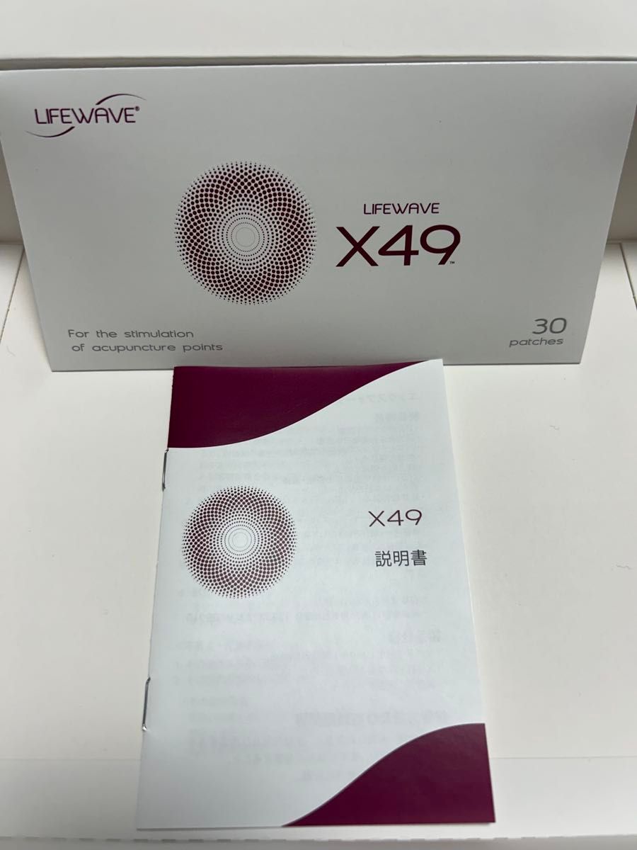 X39，X49 LifeWave社 パッチ 2個セット ライフウェーブ