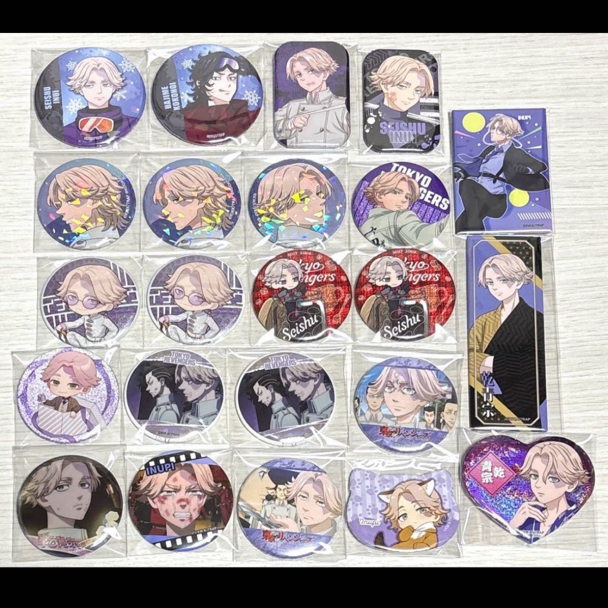 東京リベンジャーズ 東リベ 乾青宗 イヌピー 缶バッジ 123個セット