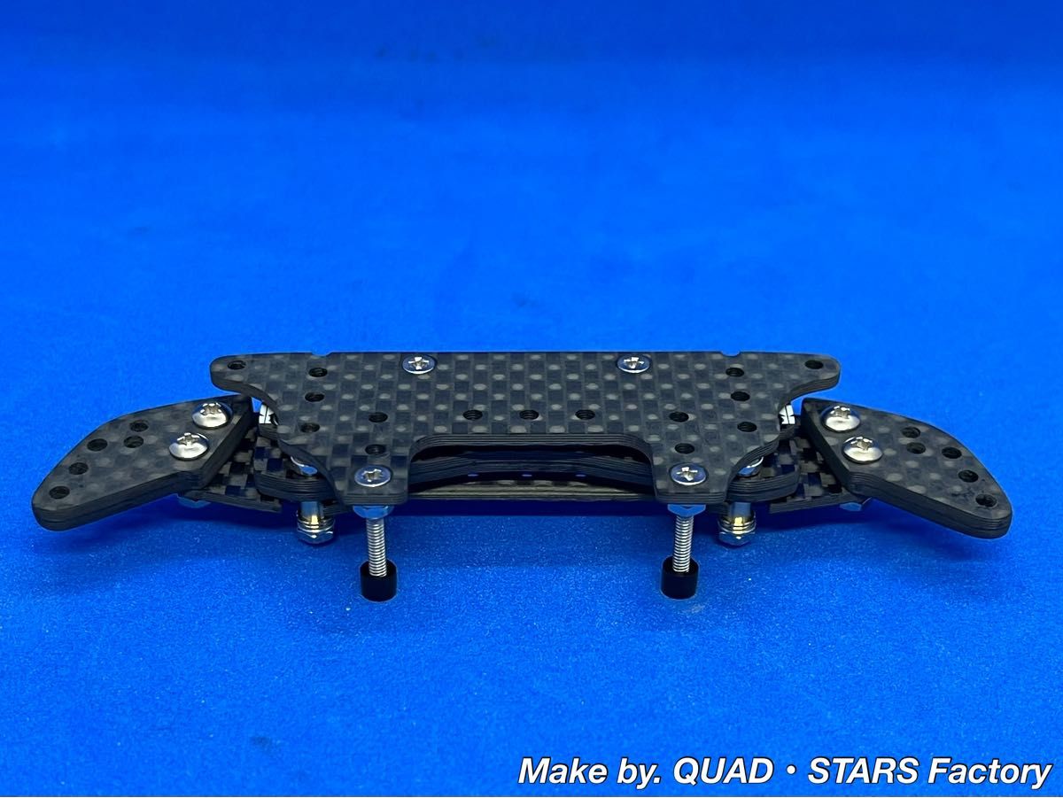 ミニ四駆・MSシャーシ用】2軸ATピボットバンパー＋1 5mm段下げ／3mm厚