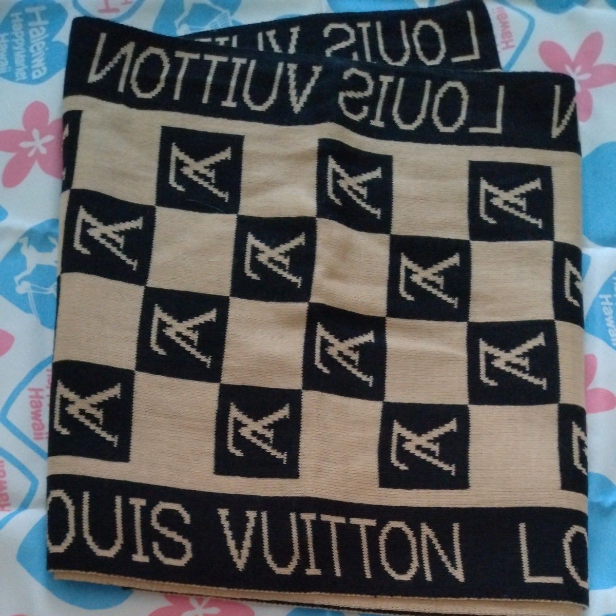 未使用品】LOUIS VUITTON ルイ・ヴィトン ノベルティマフラーストール