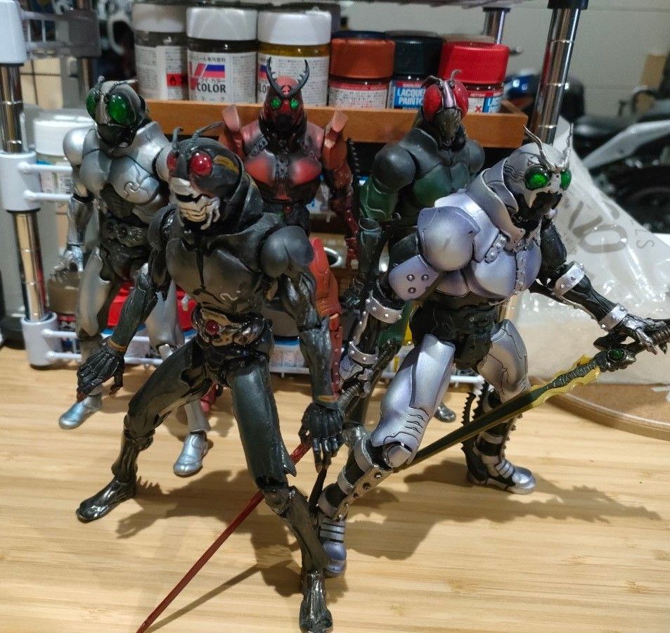 S I C 仮面ライダーBLACK ブラック シリーズ5体 シャドームーン
