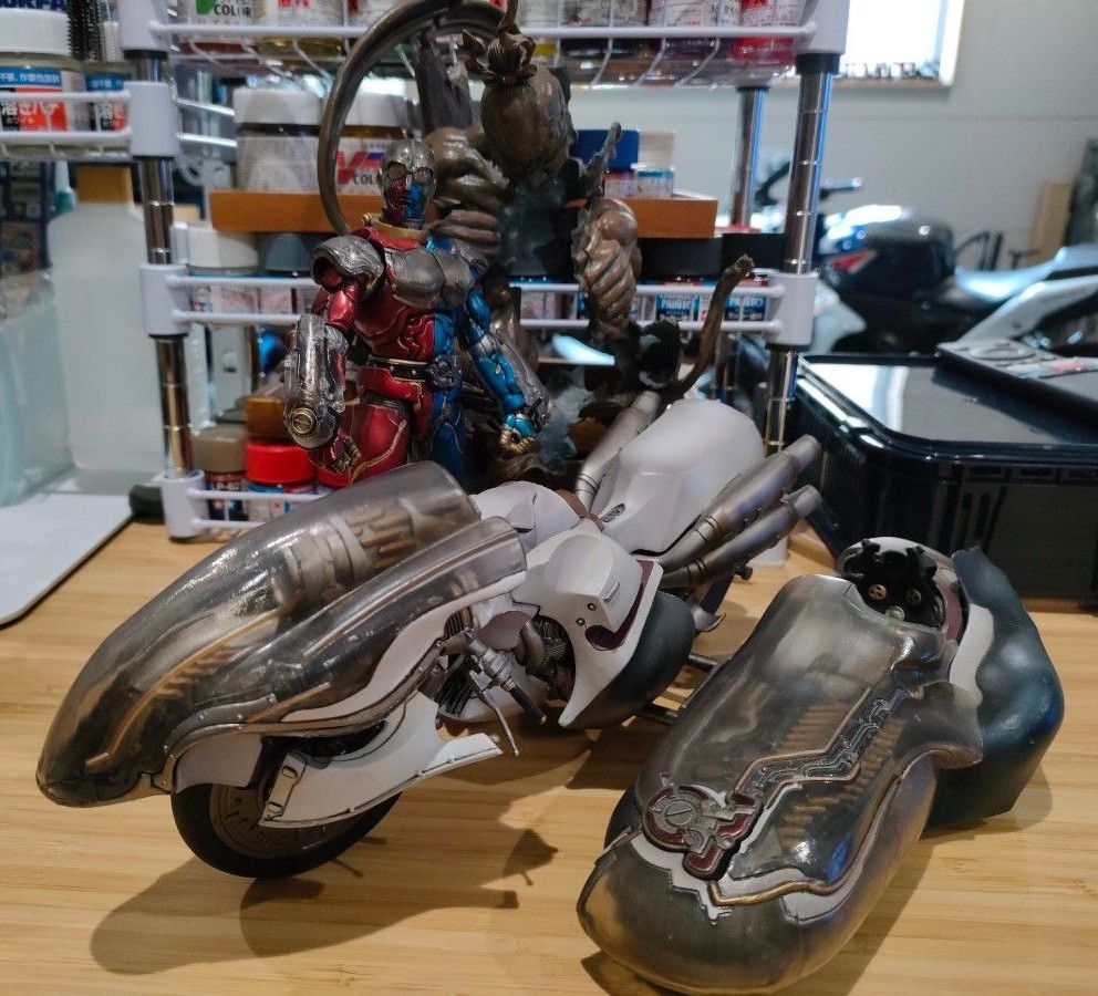 S I C キカイダー サイドマシン キカイダー01 ダブルマシン バイク