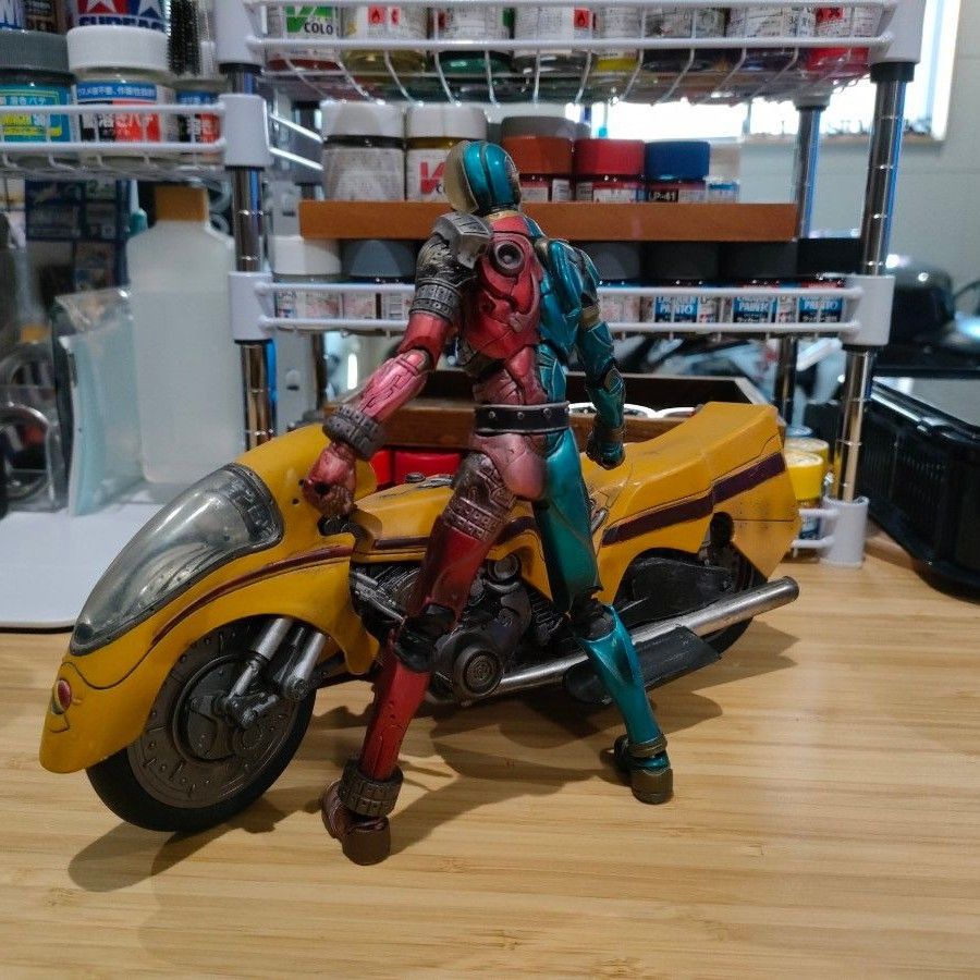 S I C キカイダー サイドマシン キカイダー01 ダブルマシン バイク