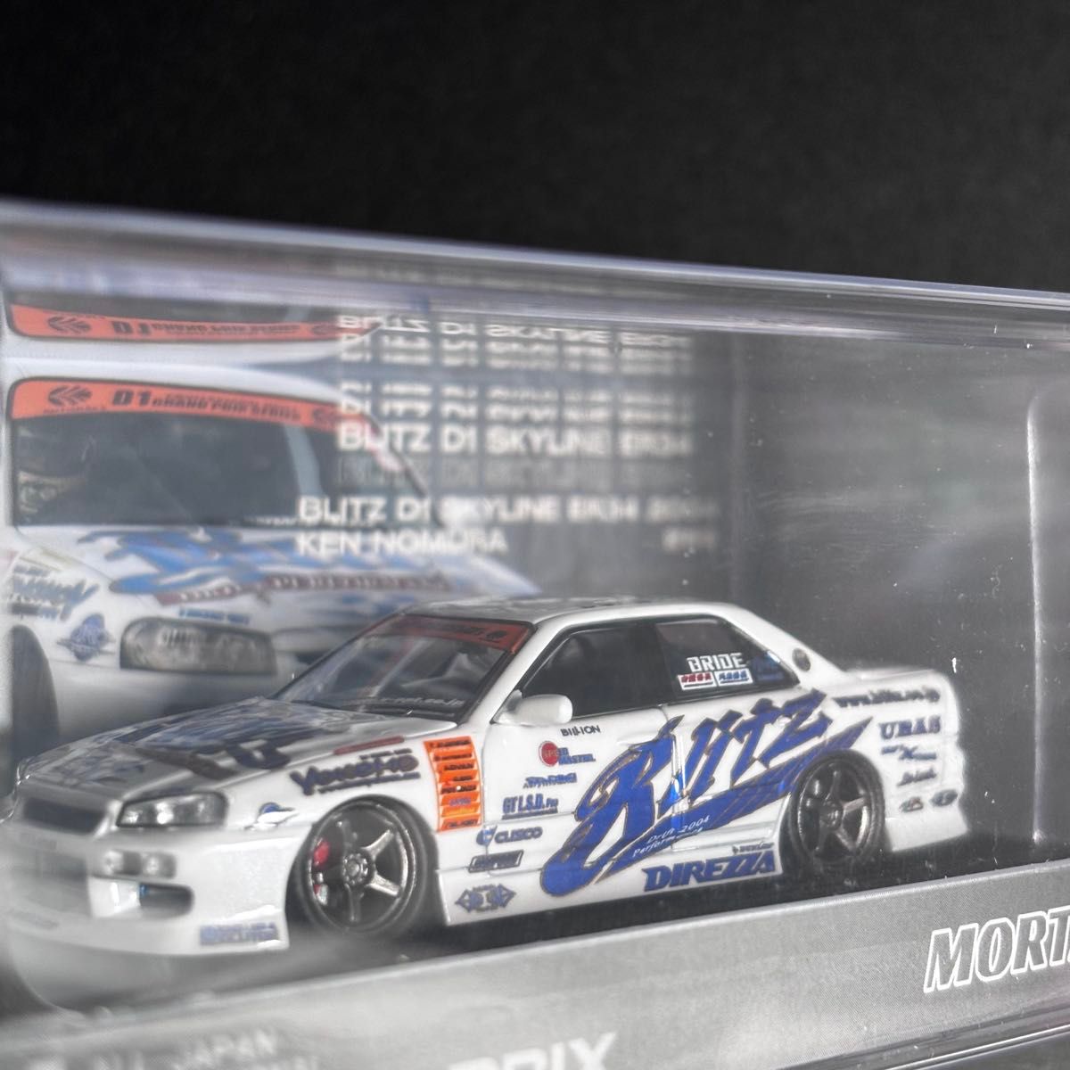 限定899】Mortal 1/64 Blitz D1 Nissan Skyline ER34 2004（野村 謙