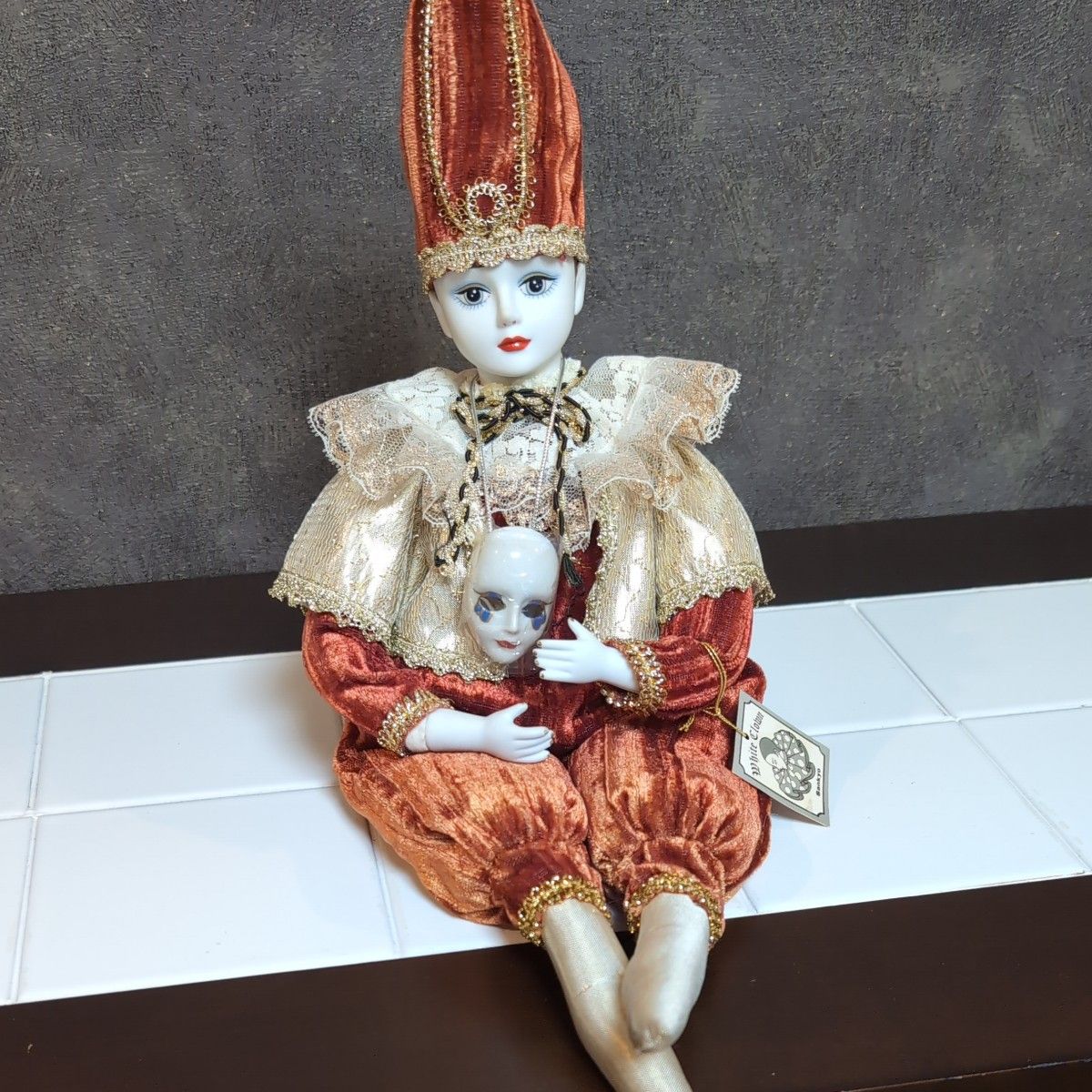 SANKYO 三協/ホワイトピエロ/オルゴール/星に願いを/陶器人形｜Yahoo