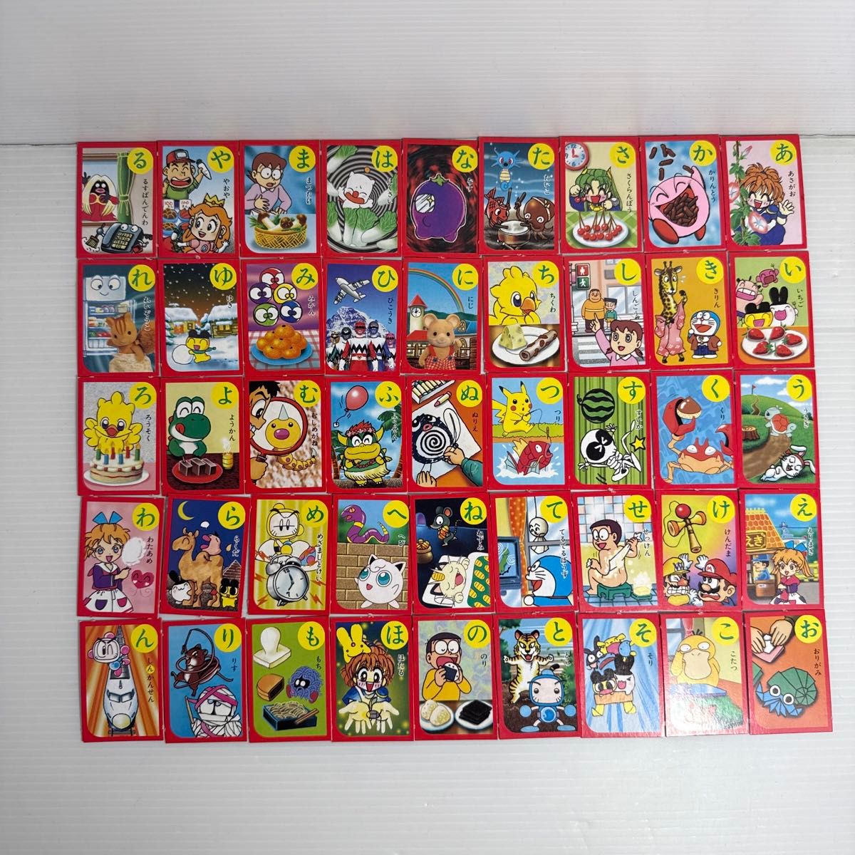 レア ポケモン にんきもの あいうえお かるた 学習幼稚園 1998 カルタ