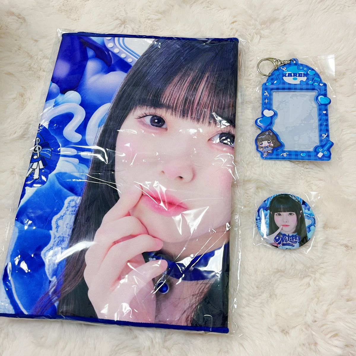 空詩かれん 推しフェイスタオル 推しチェキストラップ 缶バッジ まとめ