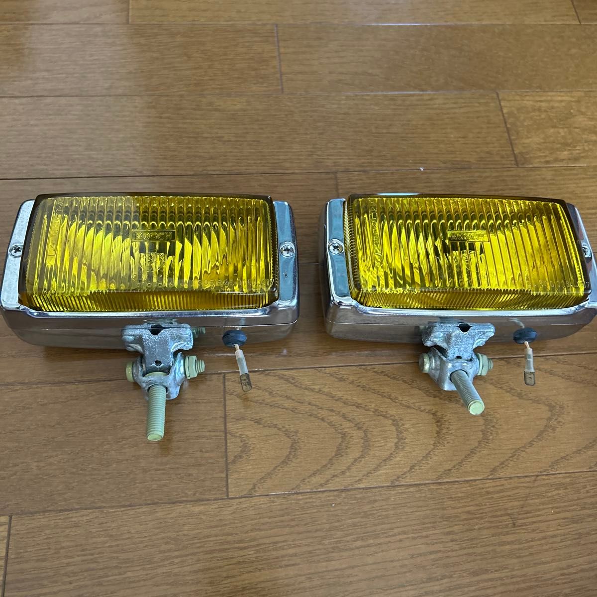 BOSCH フォグランプ イエローレンズ 2個セット 旧車 レトロ 電球付き