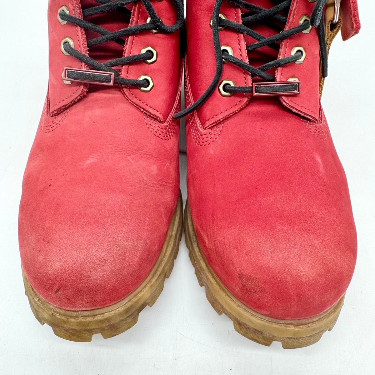 ティンバーランド ブーツ プレミアム レッド ルビー ヌバック 40周年