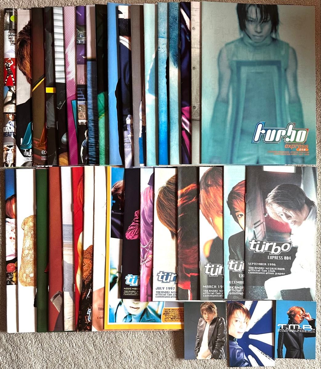 希少 T M Revolution 初期ファンクラブ会報 No 004〜No 036 おまけ付