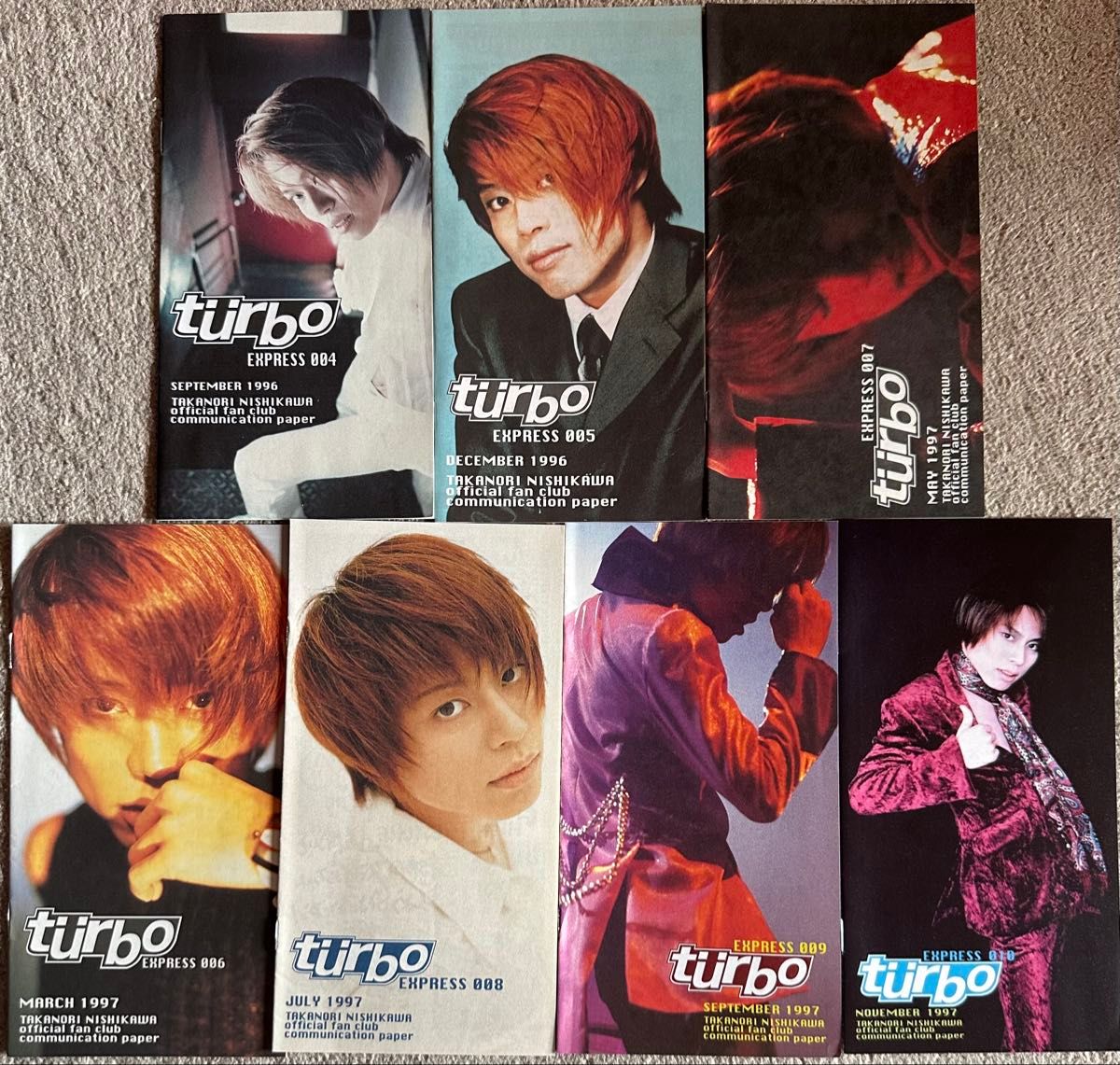 希少 T M Revolution 初期ファンクラブ会報 No 004〜No 036 おまけ付