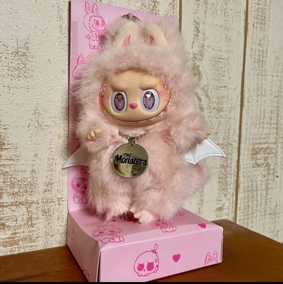 海外限定】Labubu ZIMOMO ラブブ ピンクAngel ぬいぐるみ ゆうパケット