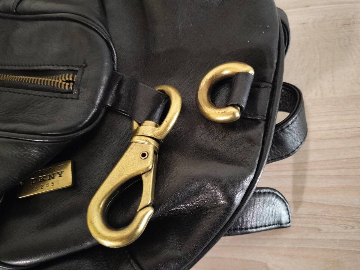DKNY ダナキャランニューヨーク レザー リュック バックパック 希少
