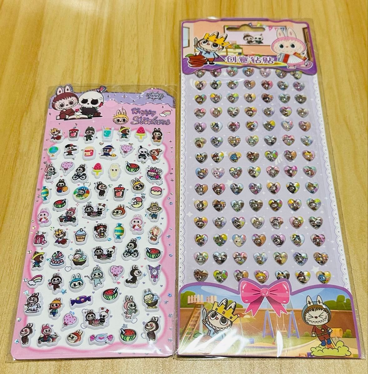 ラブブ ぷくぷくシール 立体シール ハート｜Yahoo!フリマ（旧PayPay