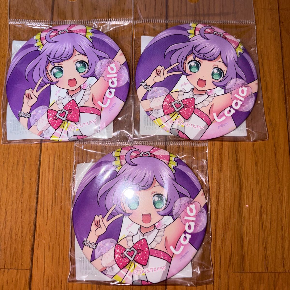 プリパラ 缶バッジ らぁら(アイプリバース) 真中らぁら｜Yahoo!フリマ