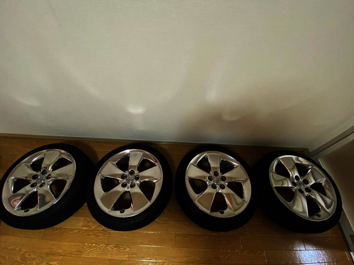 30プリウス 純正ホイールポリッシュ業者加工品 鏡面 ZVW30 Sツーリング