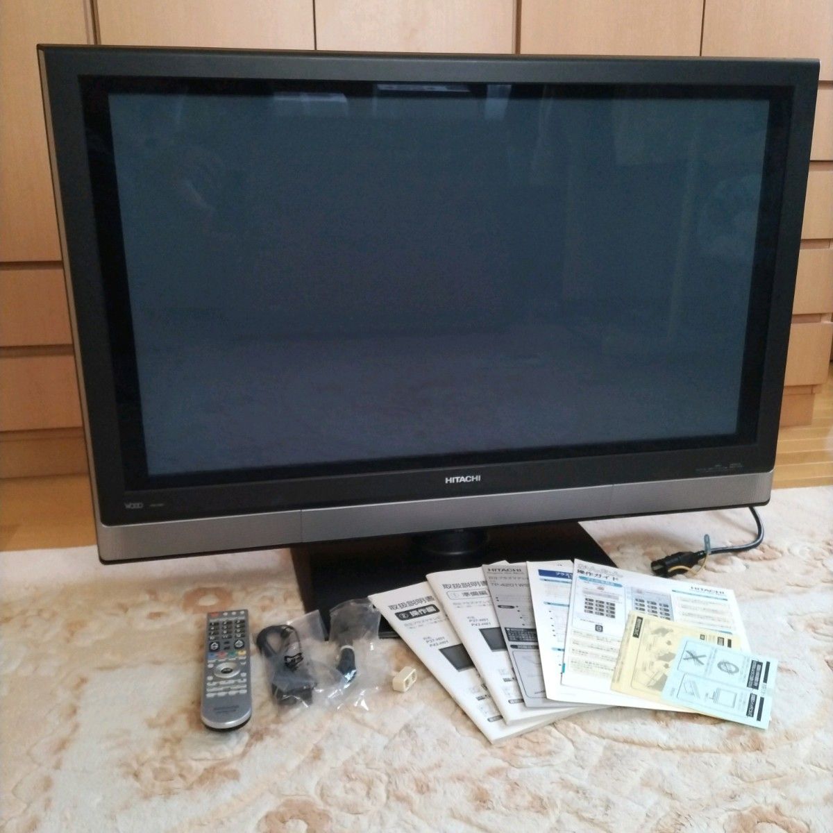 HITACHI 37V プラズマテレビ P37-H01 完動品 日立Wooo｜Yahoo!フリマ