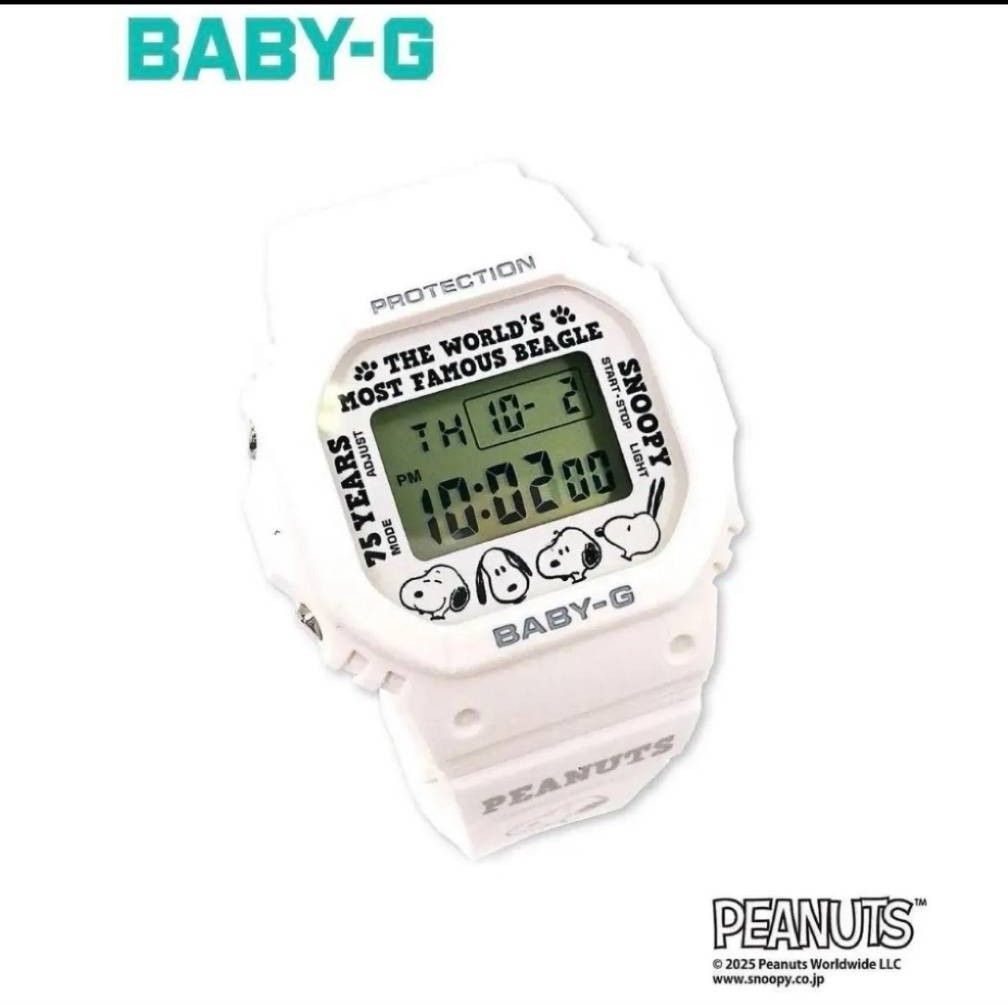 新品未開封 CASIO BABY−G PEANUTS誕生75周年記念モデル スヌーピー