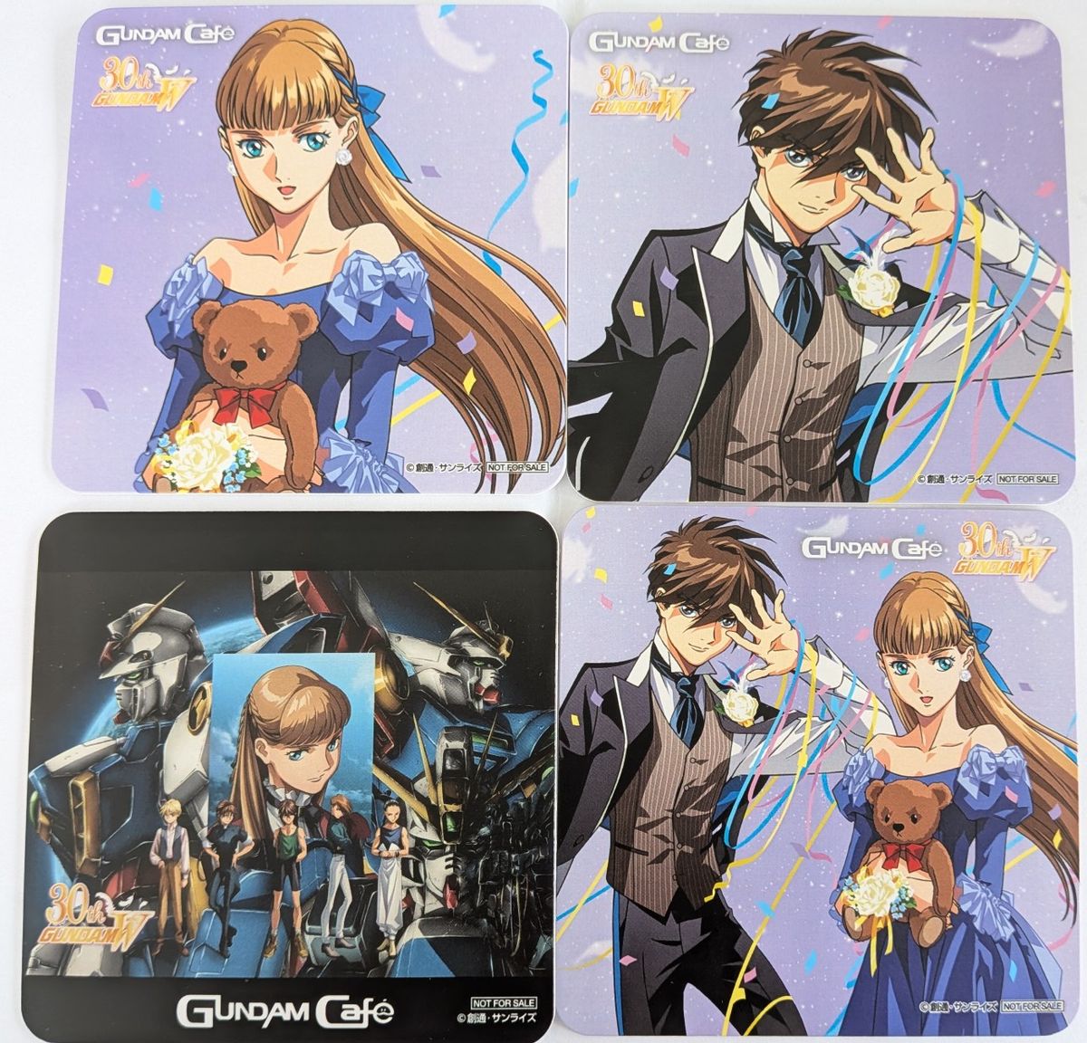 新機動戦記ガンダムW コースター ガンダムカフェ お台場 ヒイロ