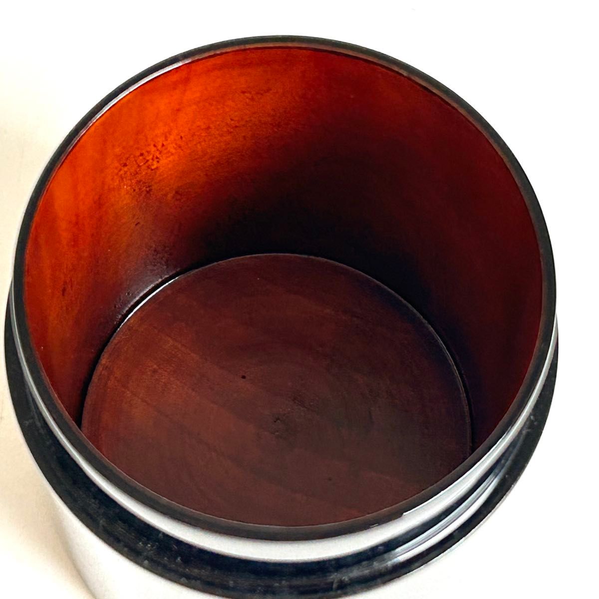 美品 希少】漆器 茶筒 茶器 茶道具 木製 漆塗り 蒔絵 螺鈿 伝統工芸