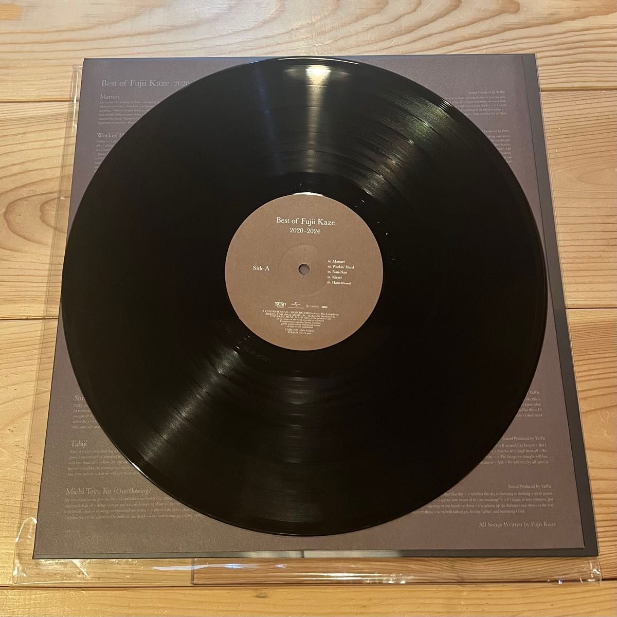 藤井風 LP Best of Fujii Kaze 2020-2024 アナログ盤 レコード｜Yahoo