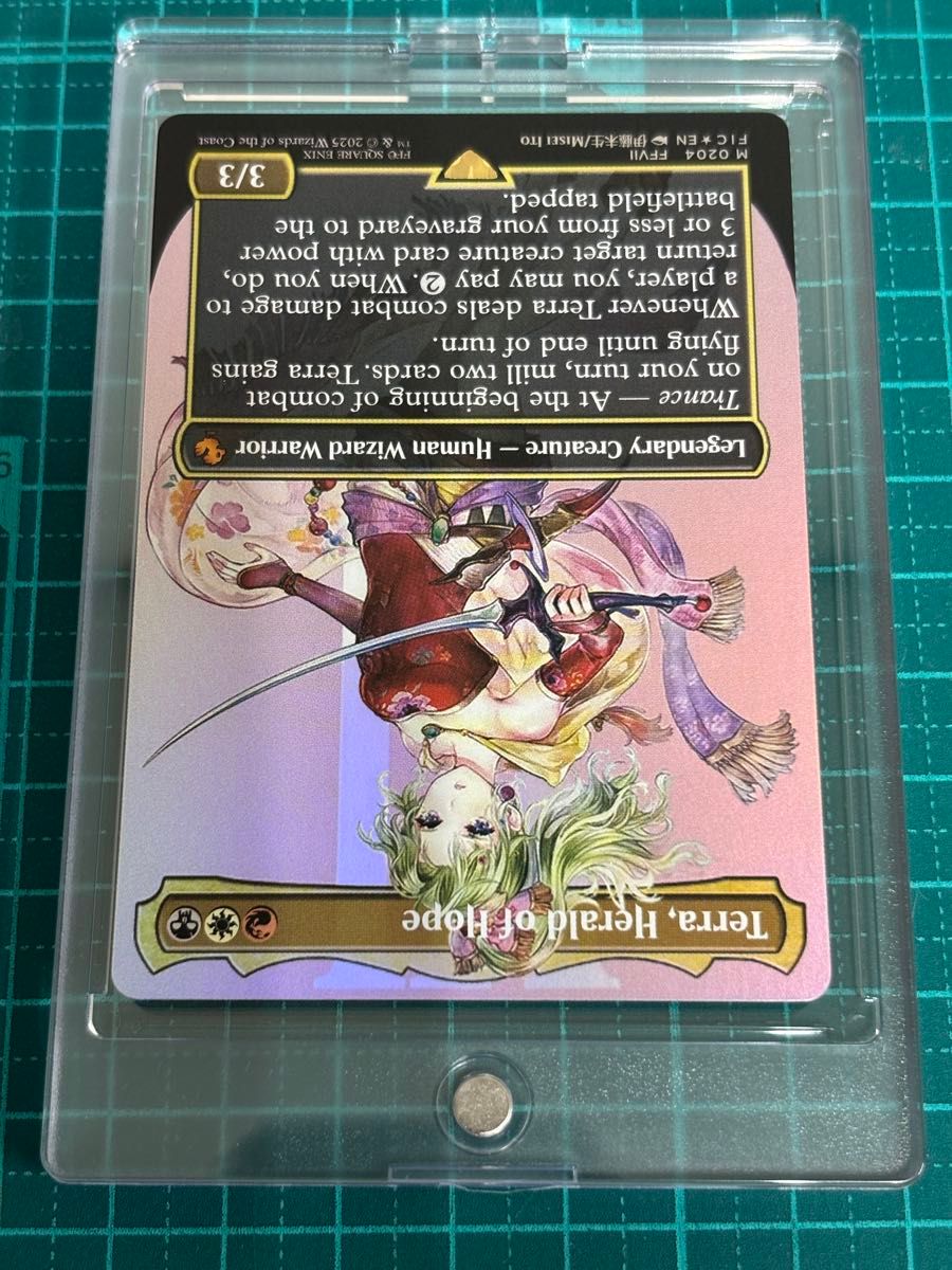 MTG 魔導の力を持つ少女、ティナ サージfoil ボーダーレス 日本語版