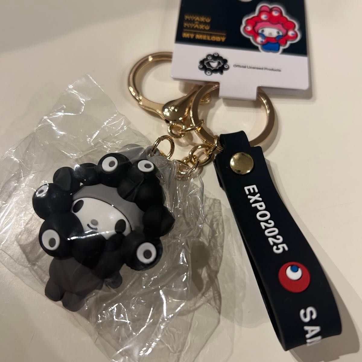 サンリオ ミャクミャク マイメロ キーホルダー 黒ミャク なりきり 立体