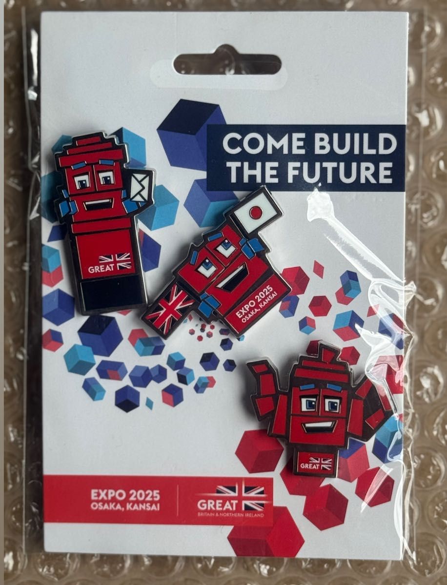 大阪・関西万博 英国館 ピンバッヂ ピンズ イギリス EXPO2025 英国