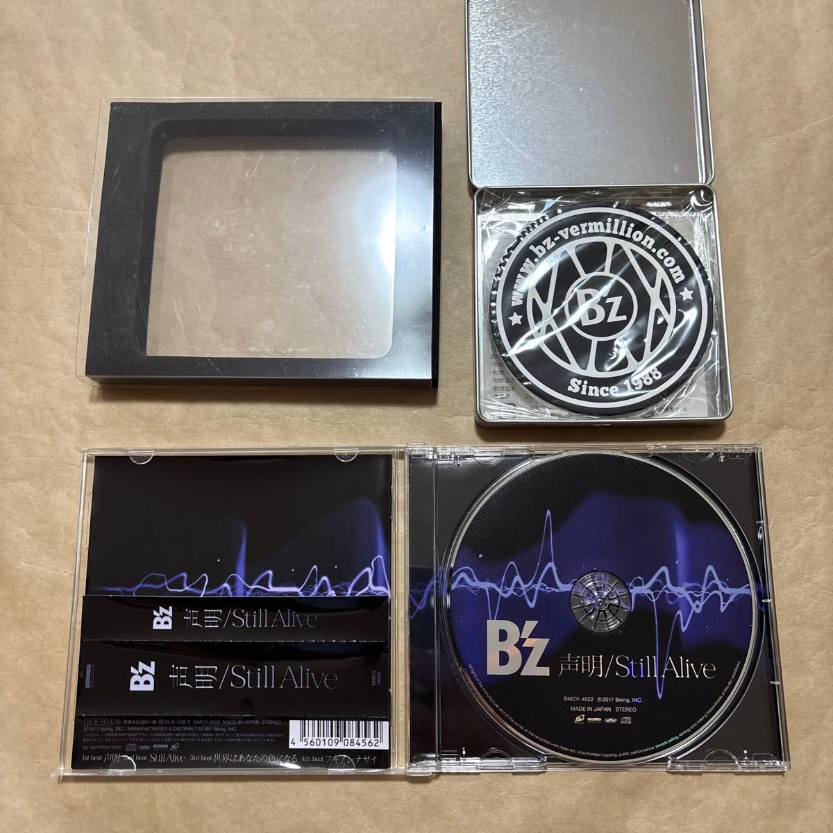 B'z 声明/Still Alive 初回限定盤CD CD シングル ラバーコースター
