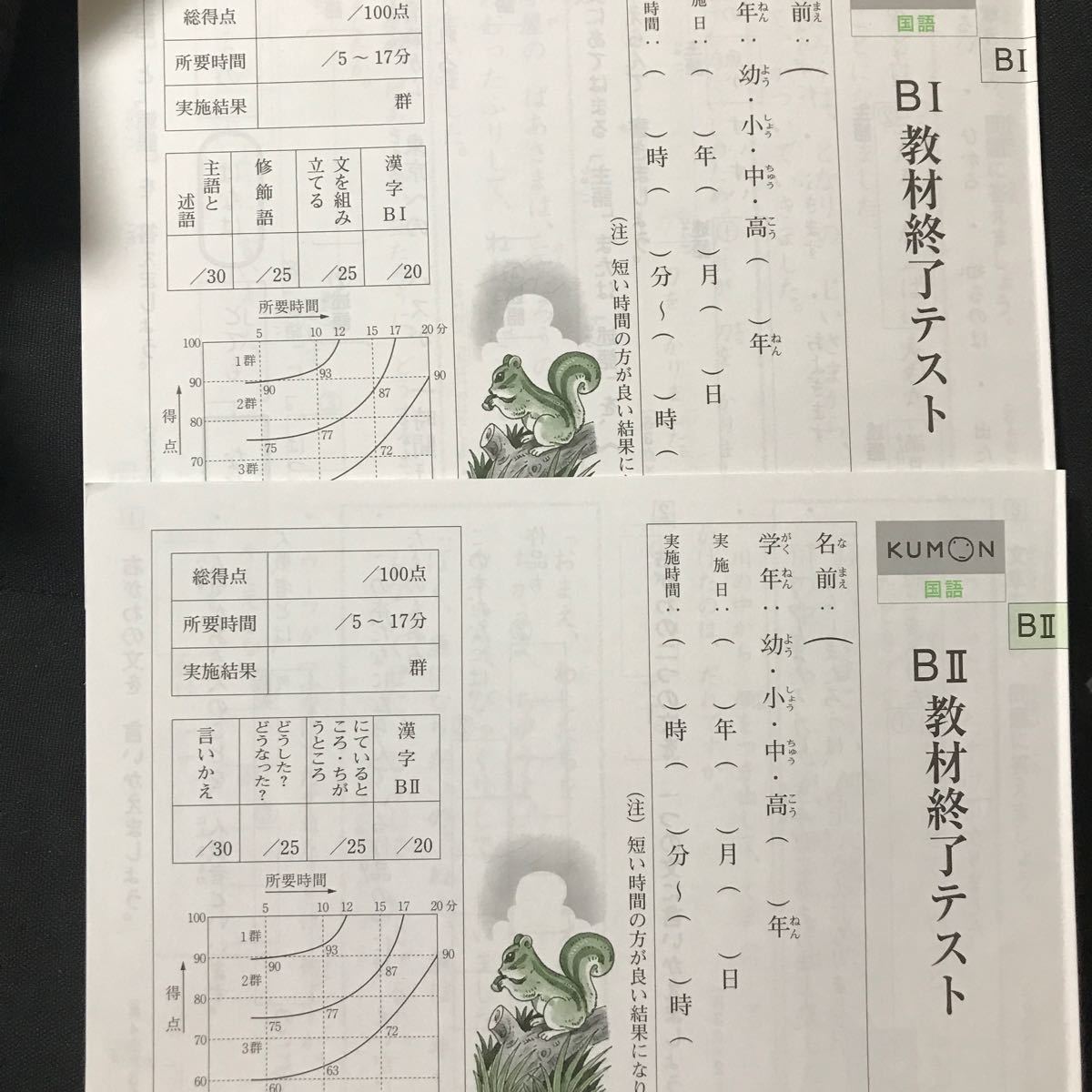 公文】国語 Aと Bと C とD 解答 KUMON 2014年7月発行 公文】国語 Aと B