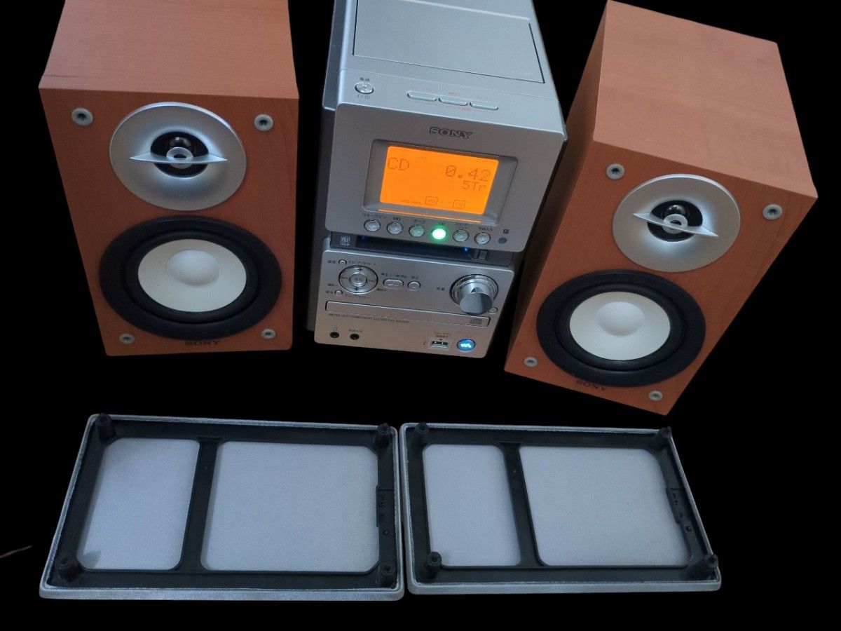 ウォークマン専用USB端子搭載オールインワンコンポ CMT-M35WM（S