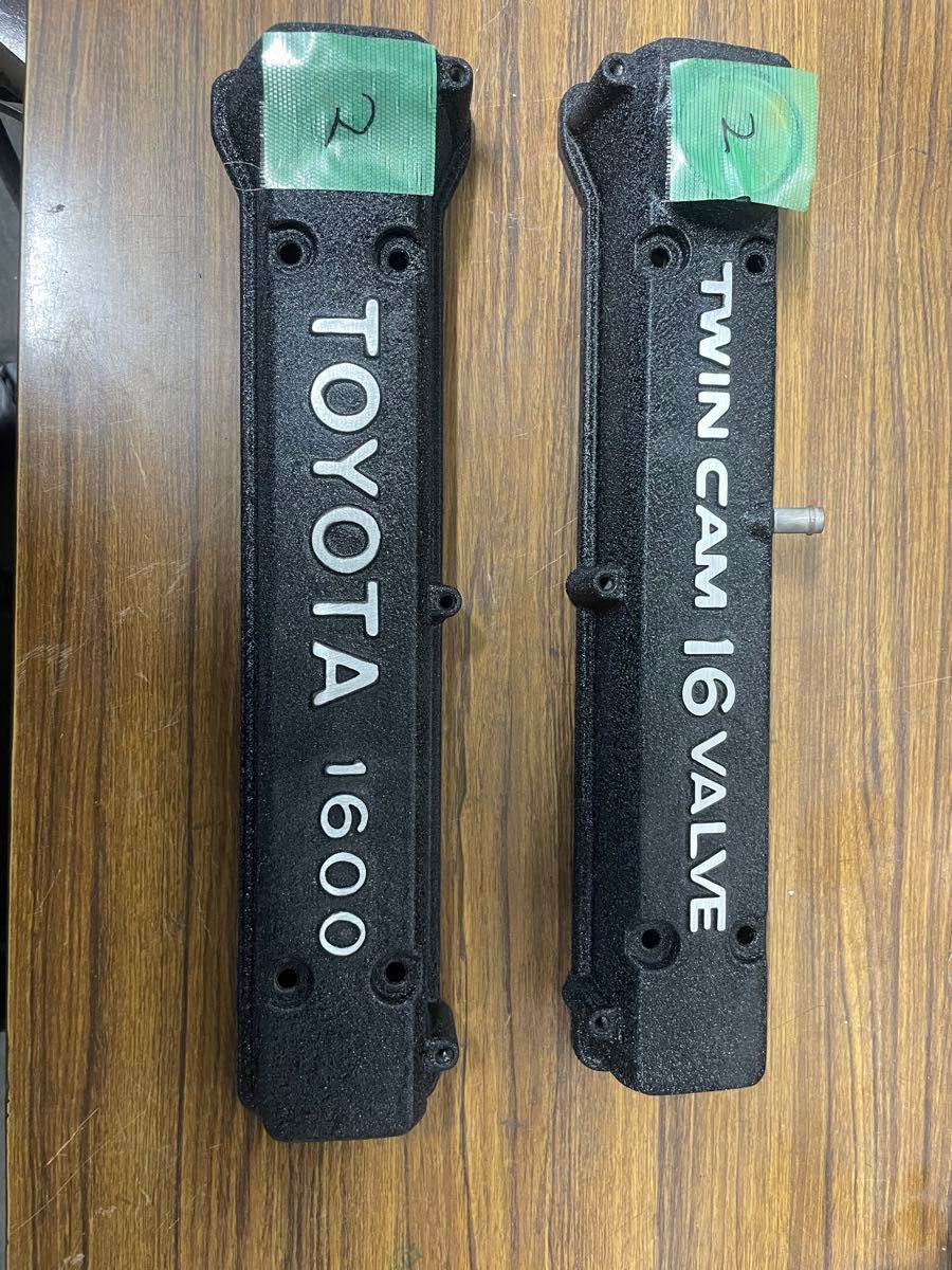 AE86 黒結晶塗装 ヘッドカバー ② 4AG AE86 タペットカバー カムカバー