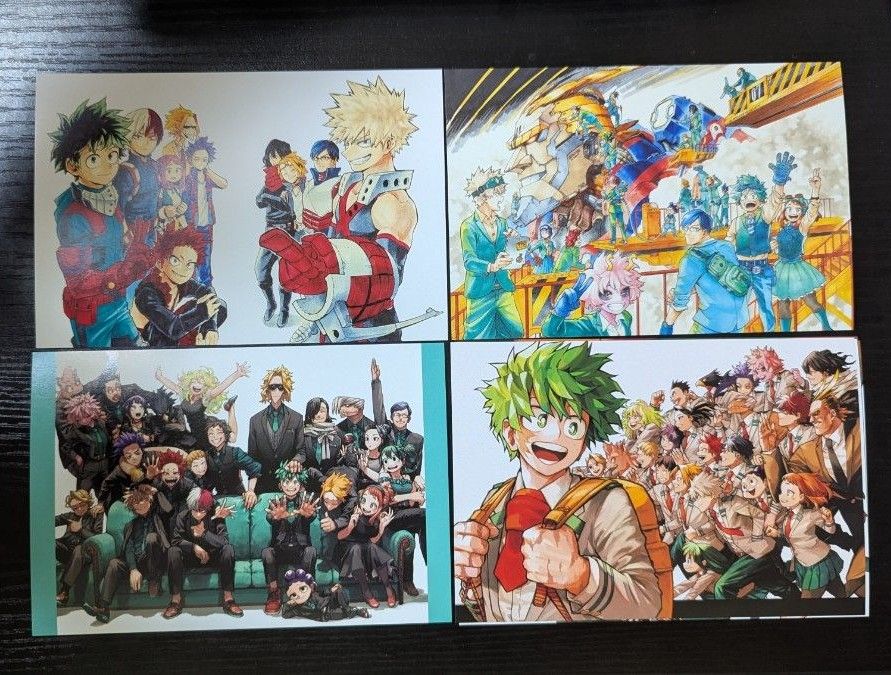 ヒロアカ 原画展 クリアケース入りポストカードセット 8枚｜Yahoo