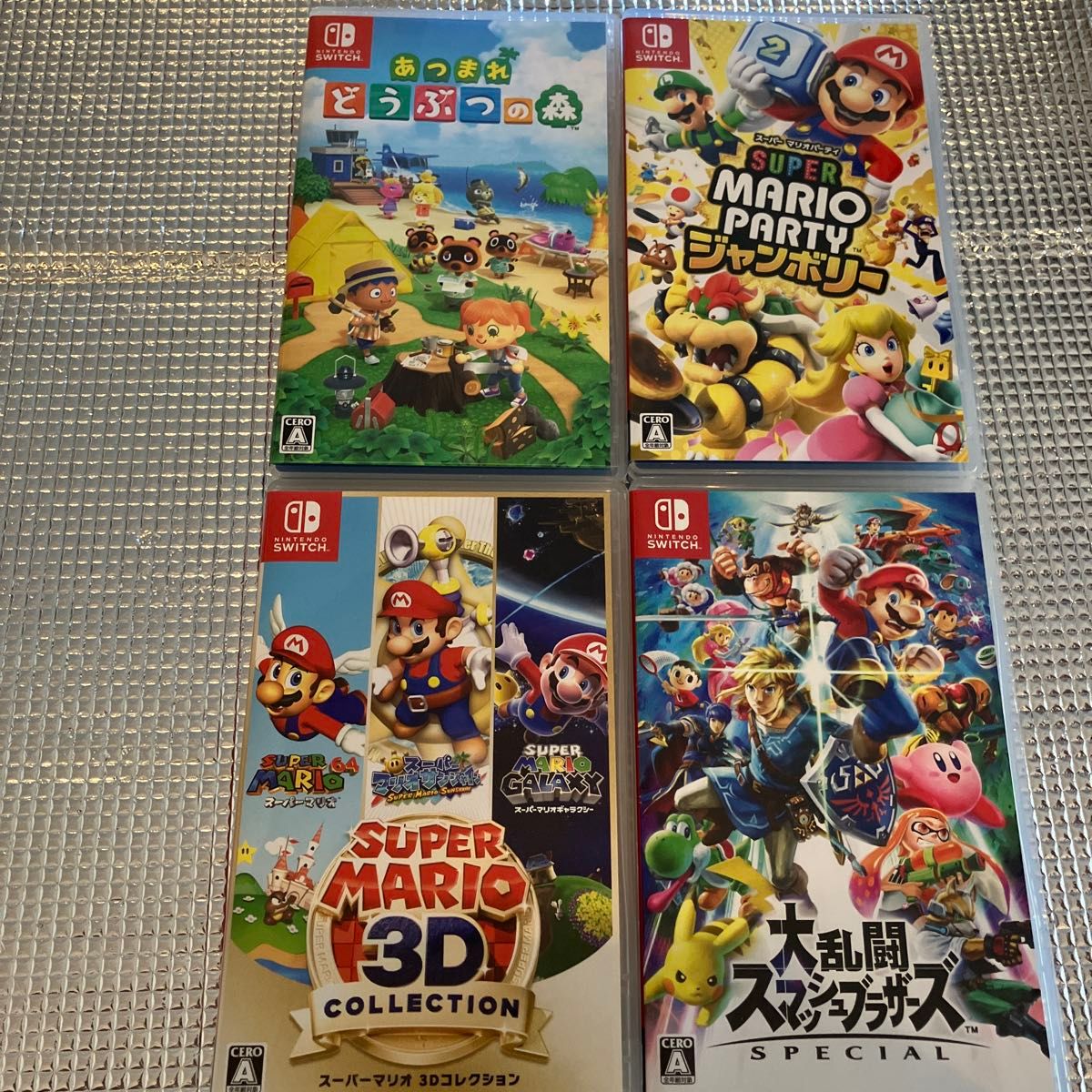 Switch】 4点セット スーパーマリオ 3Dコレクション あつまれ