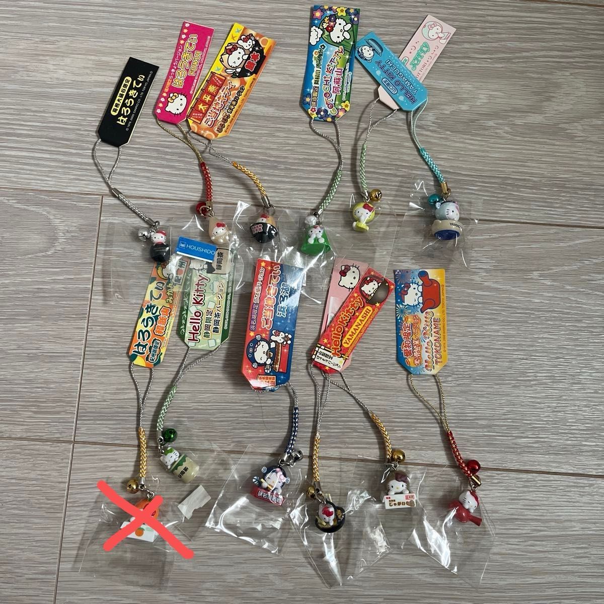 ハローキティ ご当地キティ 根付け サンリオ ストラップ 11個｜Yahoo