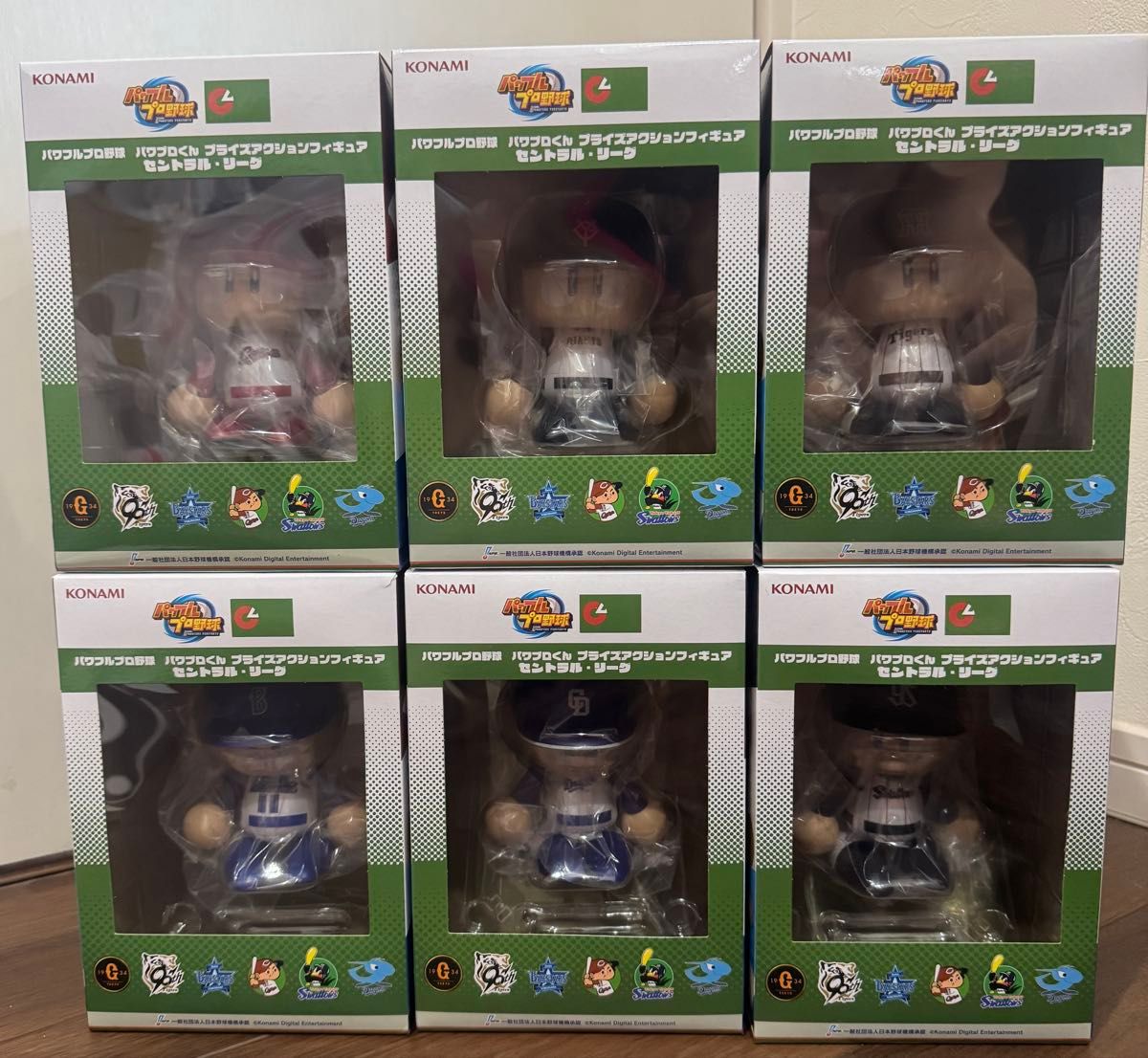 KONAMI パワプロくん フィギュア セリーグ6種セット パワプロくん