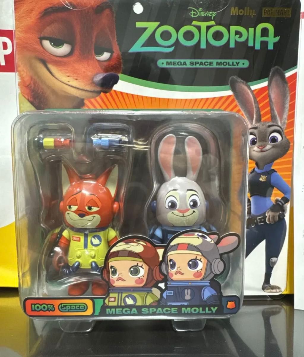 限定品】popmart MEGA SPACE MOLLY 100% ズートピア 2点セット