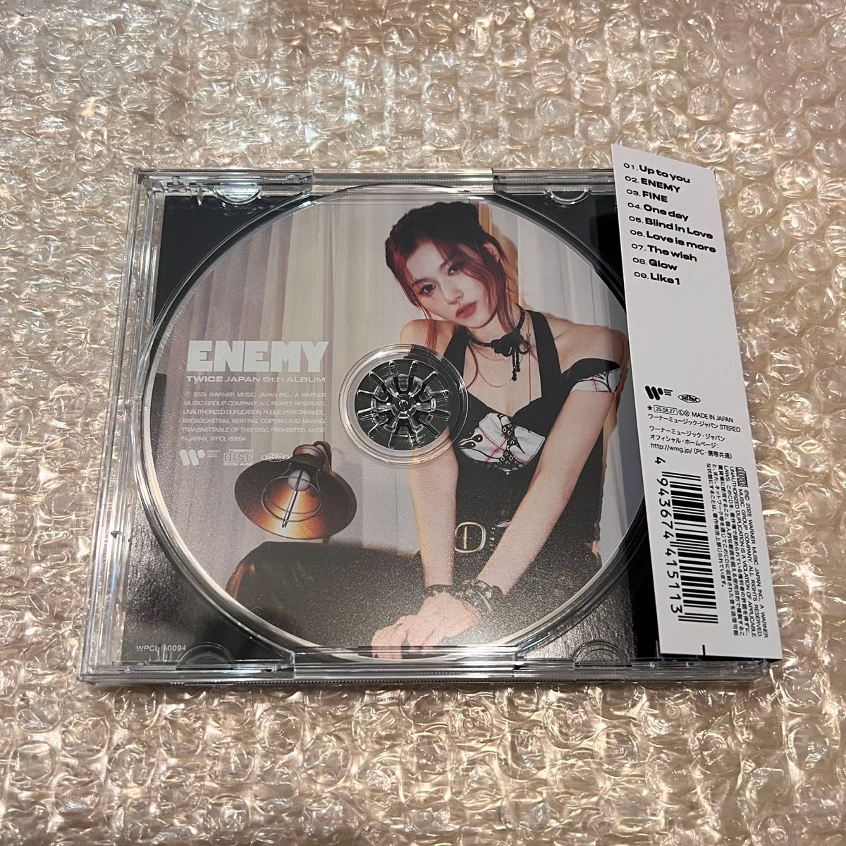TWICE JAPAN 6th ALBUM ENEMY サナ盤 トレカ シリアル無し 開封済