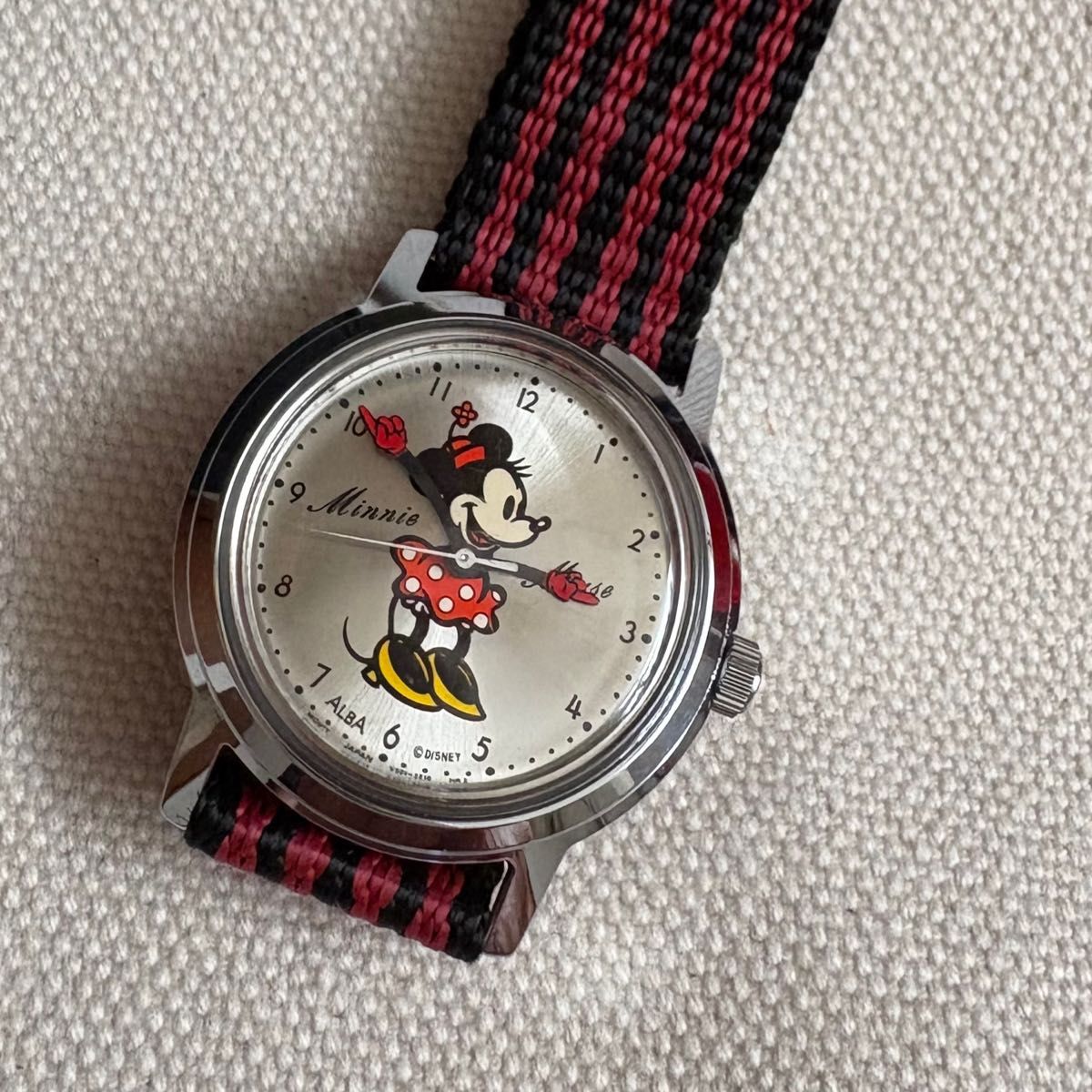 実働品 電池交換済み ヴィンテージ ミニー腕時計 デッドストック